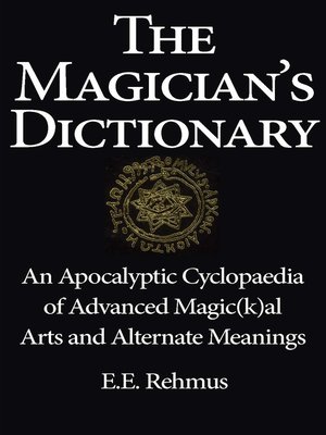 cover image of The Magician's Dictionary